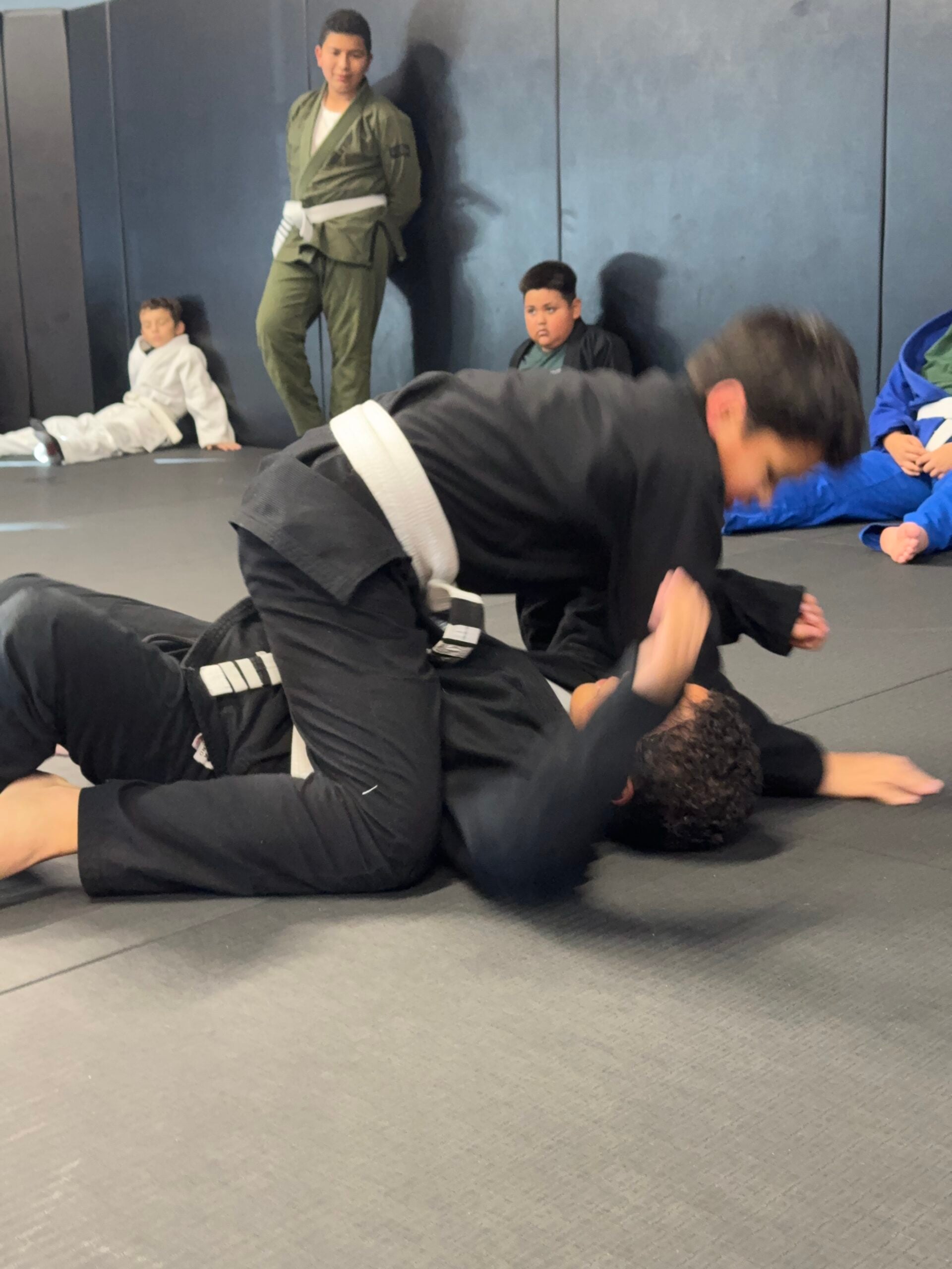 Youth Brazilian Jiu Jitsu class at Manifest MMA