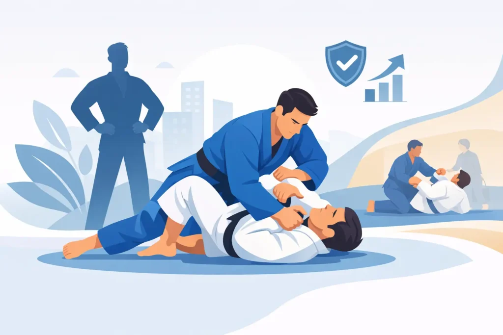 Adults Brazilian Jiu Jitsu Classes Build Confidence