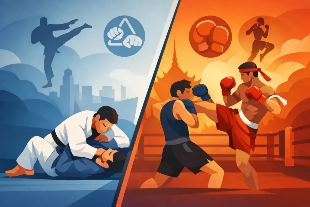 BJJ vs Muay Thai: Which Should You Train?