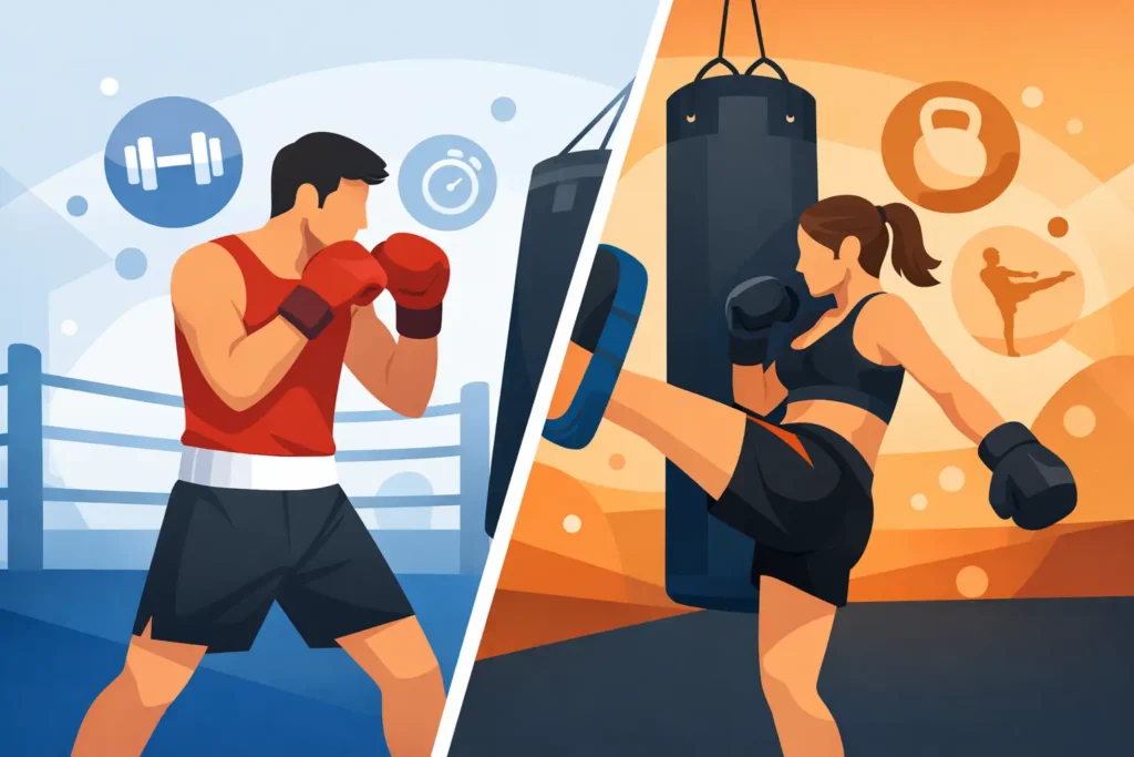Boxing vs Kickboxing Fitness for Your Goals